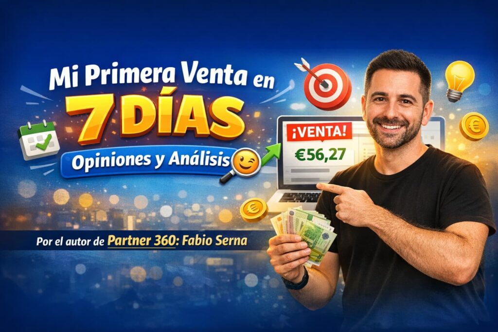 Mi Primera Venta en 7 Días Opinión 2026 – Review Honesta, basada en mi experiencia real en Partner 360